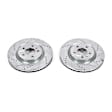 AR85137XPR Front Brake Disc, Cross-drilled and Slotted, Vented, 5 Lugs, 325.12 mm,, Evolution Drilled & Slotted Series