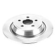 2015 Ford Edge - Rear, Driver or Passenger Side Brake Disc, Natural Finish, Plain Surface, Vented, 5 Lugs, 2.0L 4Cyl, Autospecialty By Powerstop
