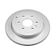 AR8675EVC Rear, Driver or Passenger Side Brake Disc, Geomet Coated, Plain Surface, Vented, 6 Lugs, 3.6L, 6Cyl, Evolution Geomet Coated High Carbon
