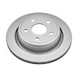AR8752EVC Rear, Driver or Passenger Side Brake Disc, Geomet Coated, Plain Surface, Vented, 5 Lugs, Evolution Geomet Coated High Carbon