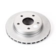 AR8763EVC Front, Driver or Passenger Side Brake Disc, Geomet Coated, Plain Surface, Vented, 5 Lugs, Evolution Geomet Coated High Carbon