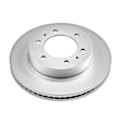 AR8769EVC Front, Driver or Passenger Side Brake Disc, Geomet Coated, Plain Surface, Vented, 6 Lugs, Evolution Geomet Coated High Carbon