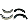 B176 Front or Rear Brake Shoe Set, Autospecialty By Powerstop