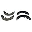 1967 Ford Mustang - Rear Brake Shoe Set, 4.7L 8Cyl, With 9in & 1-1/2in Brakes