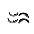 B704 Rear Autospecialty Brake Shoes