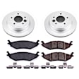 CRK4579 Rear Brake Disc and Pad Kit, Plain Surface, 5 Lugs, 331 mm, Ceramic, Z17 Evolution Geomet Coated