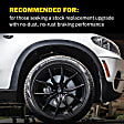 CRK4704 Rear Brake Disc and Pad Kit, Plain Surface 5 Lugs 302 mm Carbon Fiber Ceramic Z23 Evolution Sport Geomet Coated