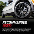 2010 Ford Taurus - Front and Rear Brake Disc and Pad Kit, Plain Surface, 5 Lugs, 325 mm, Ceramic, Z17 Evolution Geomet Coated