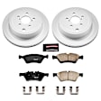 2018 Toyota 86 - Rear Brake Disc and Pad Kit, Plain Surface, 5 Lugs, 289.8 mm, Ceramic, 2.0L 4Cyl, Z17 Evolution Geomet Coated