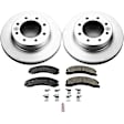 2017 Nissan NV1500 - Front Brake Disc and Pad Kit, Plain Surface, 8 Lugs, 360 mm, Ceramic, 4.0L 6Cyl, Z17 Evolution Geomet Coated