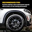 4-Wheel Set Power Stop&reg; CRK7114 Front and Rear Genuine Geomet&reg; Coated Rotor and Low-Dust Ceramic Brake Pad Kit