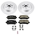 CRK7903 Rear Brake Disc and Pad Kit, Plain Surface 5 Lugs 329.7 mm Ceramic Z17 Evolution Geomet Coated