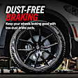 4-Wheel Set Power Stop&reg; CRK8285 Front and Rear Genuine Geomet&reg; Coated Rotor and Low-Dust Ceramic Brake Pad Kit