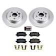 CRK8768 Rear Brake Disc and Pad Kit, Plain Surface, 5 Lugs, 329.7 mm, Ceramic, Z17 Evolution Geomet Coated