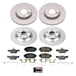 2021 Mazda CX-30 - Front and Rear Brake Disc and Pad Kit, Plain Surface, 5 Lugs, 294.9 mm, Ceramic, Vehicles Built for USA Market only, 2.5L 4Cyl, Z17 Evolution Geomet Coated