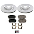 2023 Mazda CX-50 - Front Brake Disc and Pad Kit, Plain Surface, 5 Lugs, 326 mm, Ceramic, 2.5L 4Cyl, Z17 Evolution Geomet Coated