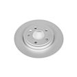 EBR1006EVC Rear, Driver or Passenger Side Brake Disc, Geomet Coated, Plain Surface, Solid, 5 Lugs, Evolution Geomet Coated High Carbon