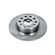 EBR1204 Rear, Driver or Passenger Side Brake Disc, Plain Surface, Vented, 5 Lugs,, Autospecialty By Powerstop