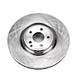EBR1454 Front, Driver or Passenger Side Brake Disc, Natural Finish, Plain Surface, Vented, 5 Lugs, 4.7L, 8Cyl, Autospecialty By Powerstop