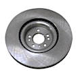 EBR1461 Front, Driver or Passenger Side Brake Disc, Natural Finish, Plain Surface, Vented, 5 Lugs, Autospecialty By Powerstop