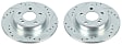 2019 Mercedes Benz GLA250 - Rear Brake Disc, Cross-drilled and Slotted, Solid, 5 Lugs, Evolution Drilled & Slotted Series