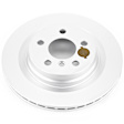 EBR1657EVC Rear, Driver or Passenger Side Brake Disc, Plain Surface, Vented, 5 Lugs, Evolution Geomet Coated High Carbon