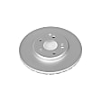 EBR625EVC Front, Driver or Passenger Side Brake Disc, Geomet Coated, Plain Surface, Vented, 5 Lugs, Evolution Geomet Coated High Carbon