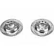 EBR656XPR Rear Brake Disc, Cross-drilled and Slotted, Solid, 5 Lugs, 254.76 mm,, Evolution Drilled & Slotted Series
