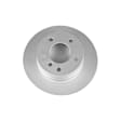 EBR669EVC Rear, Driver or Passenger Side Brake Disc, Geomet Coated, Plain Surface, Solid, 5 Lugs, 2.5L, 6Cyl, Evolution Geomet Coated High Carbon