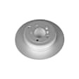 EBR696EVC Rear, Driver or Passenger Side Brake Disc, Geomet Coated, Plain Surface, Solid, 5 Lugs, 4.4L, 8Cyl, Evolution Geomet Coated High Carbon
