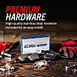 ESK2259 Front Brake Disc and Pad Kit, Plain Surface 5 Lugs 312 mm Semi-metallic Euro-Stop
