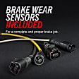 ESK2259 Front Brake Disc and Pad Kit, Plain Surface 5 Lugs 312 mm Semi-metallic Euro-Stop