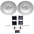 ESK3145 Rear Brake Disc and Pad Kit, Plain Surface 5 Lugs 295 mm Semi-Metallic Euro-Stop