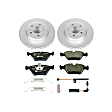 ESK5298 Front Brake Disc and Pad Kit, Geomet Coated, Plain Surface, 5 Lugs, 325 mm, Semi-metallic, Euro-Stop