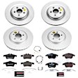 ESK7592 4-Wheel Set Front and Rear OE Replacement Brake Disc and Pad Kit, With 326mm Front Rotor