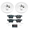 2022 Volvo S90 - Rear Brake Disc and Pad Kit, Plain Surface 5 Lugs 320 mm Semi-metallic Euro-Stop