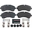 2019 Mercedes Benz Sprinter 2500 Base - Front Semi-metallic Brake Pad Set, 2.0L 4Cyl, Euro-Stop