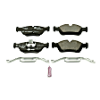2001 BMW Z3 - Front Semi-metallic Brake Pad Set, 2.5L 6Cyl, Requires Wear Sensor, Euro-Stop