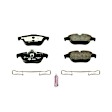 2013 Mercedes Benz C300 - Rear Semi-metallic Brake Pad Set, 3.5L 6Cyl, Requires Wear Sensor - Sold Separately, Euro-Stop