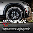2008 BMW X5 - Rear Semi-metallic Brake Pad Set, 3.0L 6Cyl, Requires Wear Sensor - Sold Separately, Euro-Stop