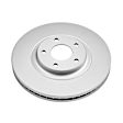2004 Nissan Maxima - Front, Driver or Passenger Side Brake Disc, Geomet Coated, Plain Surface, Vented, 5 Lugs, 319 mm, 3.5L 6Cyl, Evolution Geomet Coated High Carbon