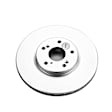JBR1143EVC Front, Driver or Passenger Side Brake Disc, Geomet Coated, Plain Surface, Vented, 5 Lugs, 309.88 mm, Evolution Geomet Coated High Carbon