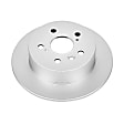 JBR1145EVC Rear, Driver or Passenger Side Brake Disc, Geomet Coated, Plain Surface, Solid, 5 Lugs, Evolution Geomet Coated High Carbon