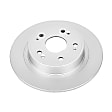 2006 Honda Accord - Rear, Driver or Passenger Side Brake Disc, Geomet Coated, Plain Surface, Solid, 5 Lugs, FULL HYBRID EV-GAS (FHEV), Sedan, With Rear Disc, 3.0L 6Cyl, Evolution Geomet Coated High Carbon