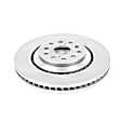 JBR1305 Front, Driver Side Brake Disc, Natural Finish, Plain Surface, Vented, 5 Lugs, Autospecialty By Powerstop