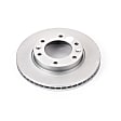 JBR1322EVC Front, Driver or Passenger Side Brake Disc, Geomet Coated, Plain Surface, Vented, 6 Lugs, Evolution Geomet Coated High Carbon