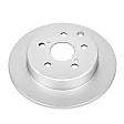 2017 Toyota RAV4 - Rear, Driver or Passenger Side Brake Disc, Geomet Coated, Plain Surface, Solid, 5 Lugs, 2.5L 4Cyl, Evolution Geomet Coated High Carbon