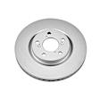 2012 Honda Odyssey - Front, Driver or Passenger Side Brake Disc, Geomet Coated, Plain Surface, Solid, 5 Lugs, 320 mm, 3.5L 6Cyl, Evolution Geomet Coated High Carbon