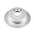 JBR1576EVC Rear, Driver or Passenger Side Brake Disc, Geomet Coated, Plain Surface, Solid, 5 Lugs, Evolution Geomet Coated High Carbon