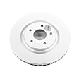 JBR1715EVC Front, Driver or Passenger Side Brake Disc, Plain Surface, Vented, 5 Lugs, 320.04 mm, Evolution Geomet Coated High Carbon